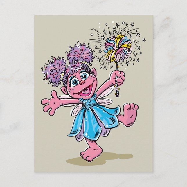 Abby Cadabby Retro Art Postcard (Front)