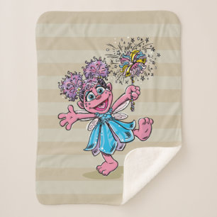 Abby Cadabby Retro Art Sherpa Blanket