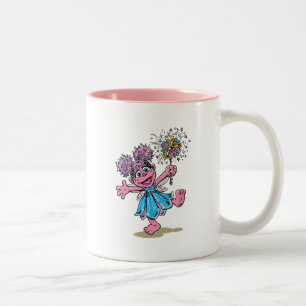 Abby Cadabby Retro Art Two-Tone Coffee Mug