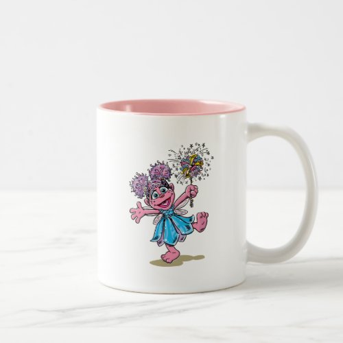 Abby Cadabby Retro Art Two_Tone Coffee Mug