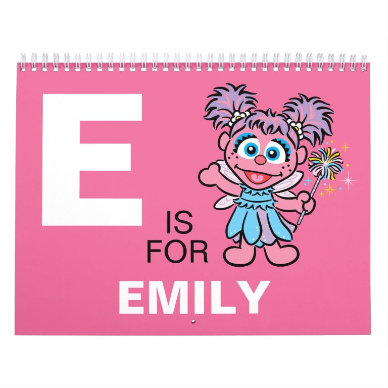 Abby Cadabby Sesame Street | Add Your Name Calendar