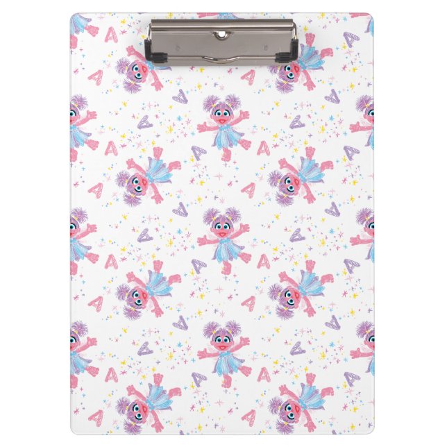 Abby Cadabby Sparkle Pattern Clipboard (Front)