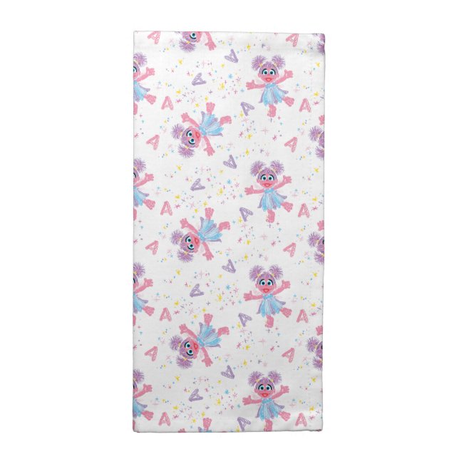 Abby Cadabby Sparkle Pattern Cloth Napkin (Half Fold)