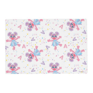 Abby Cadabby Sparkle Pattern Placemat