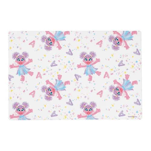 Abby Cadabby Sparkle Pattern Placemat