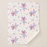 Abby Cadabby Sparkle Pattern Sherpa Blanket