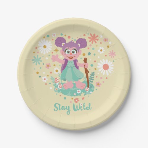 Abby Cadabby  Stay Wild Paper Plates