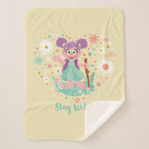 Abby Cadabby Stay Wild Sherpa Blanket