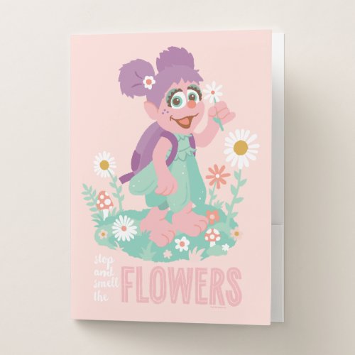Abby Cadabby  Stop and Smell The Flowers Pocket Folder