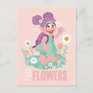 Abby Cadabby Stop and Smell The Flowers Postcard