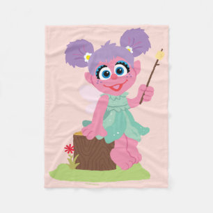Abby Cadabby Toasting Marshmallows Fleece Blanket