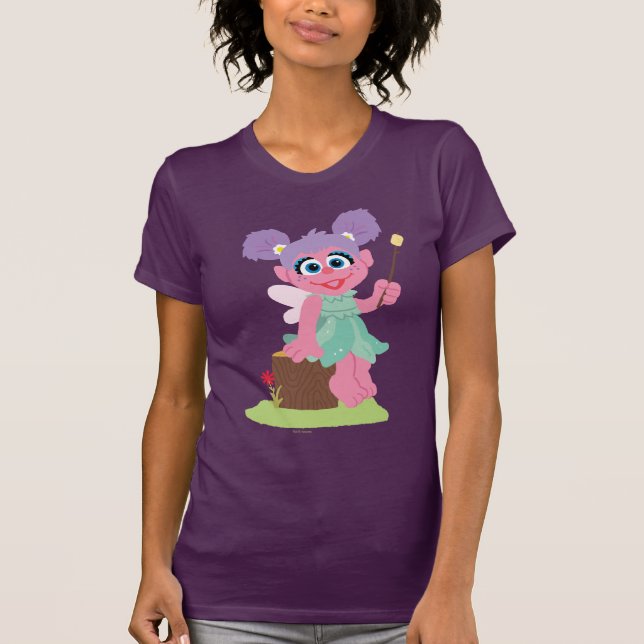 Abby Cadabby Toasting Marshmallows T-Shirt (Front)