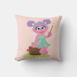 Abby Cadabby Toasting Marshmallows Throw Pillow