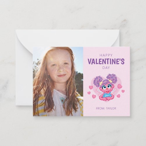 Abby Cadabby Valentine Hearts Graphic Note Card