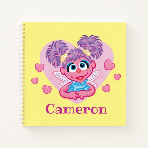 Abby Cadabby Valentine Hearts Graphic Notebook