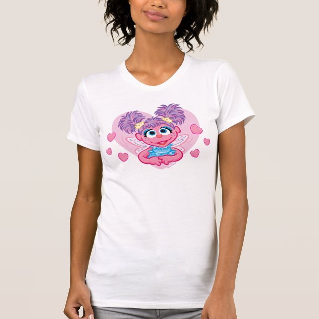 Abby Cadabby Valentine Hearts Graphic T-Shirt (Front)