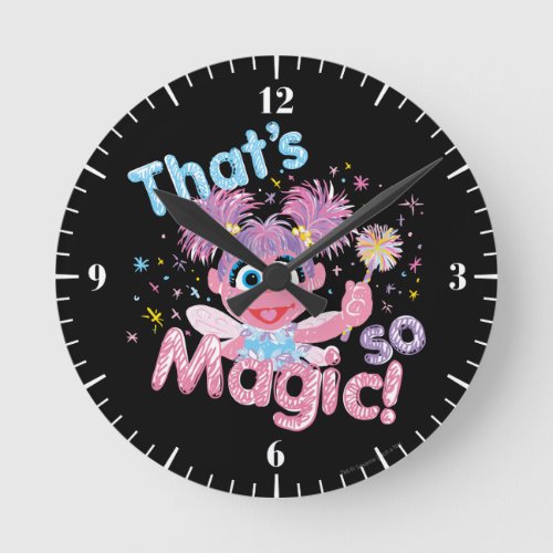 Abby Cadabby Wand Round Clock