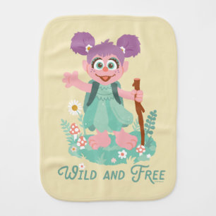 Abby Cadabby Wild and Free Baby Burp Cloth