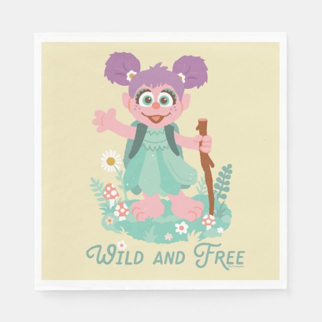 Abby Cadabby | Wild and Free Napkins (Front)