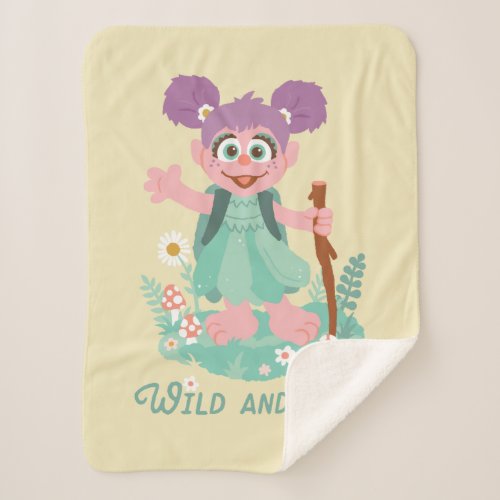 Abby Cadabby  Wild and Free Sherpa Blanket