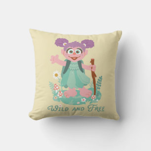 Abby Cadabby   Wild and Free Throw Pillow