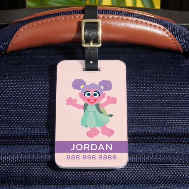 Abby Cadabby Woodland | Add Your Info Luggage Tag (Front Insitu 2)