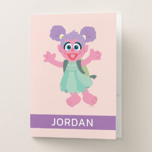 Abby Cadabby Woodland   Add Your Name Pocket Folder
