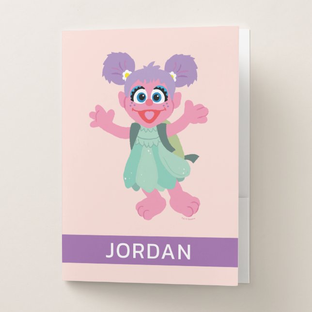 Abby Cadabby Woodland | Add Your Name Pocket Folder (Front)
