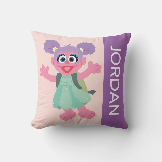 Abby Cadabby Woodland | Add Your Name Throw Pillow (Front)
