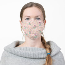 Abby Cadabby | Woodland Flower Pattern Adult Cloth Face Mask