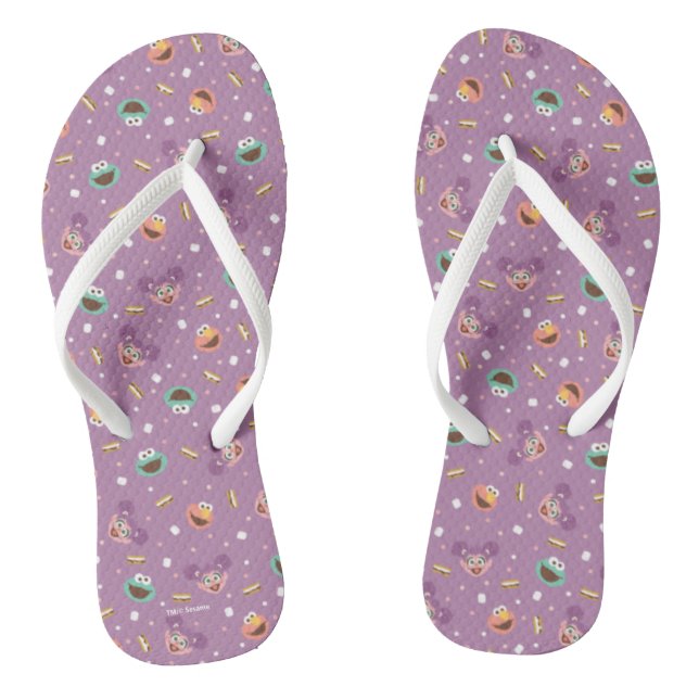 Abby Cadabby | Woodland Friends Pattern Flip Flops (Footbed)