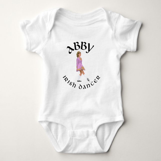 ABBY Custom Irish Dance Products Baby Bodysuit (Front)