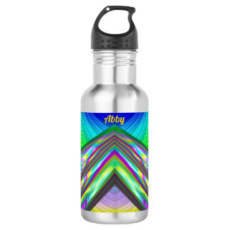 ABBY ~ CUTE GLOSSY! ~ Multitude of Shades 3D Stainless Steel Water Bottle