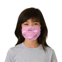 Abby Doodley Cloud Pattern Kids' Cloth Face Mask