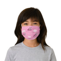 Abby Doodley Cloud Pattern Kids' Cloth Face Mask