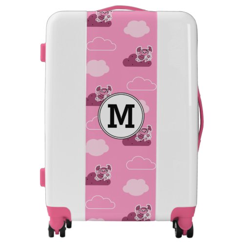 Abby Doodley Cloud Pattern Luggage