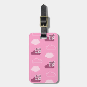 Abby Doodley Cloud Pattern Luggage Tag