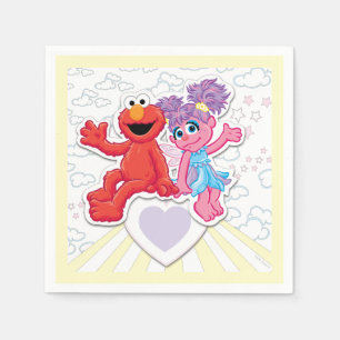 Abby & Elmo Graphic Napkins
