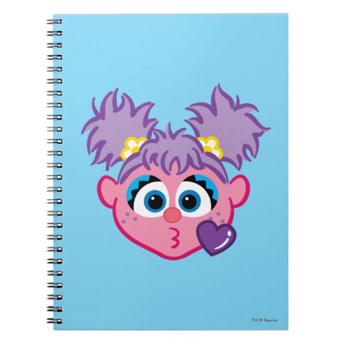 Abby Face Throwing a Kiss Notebook