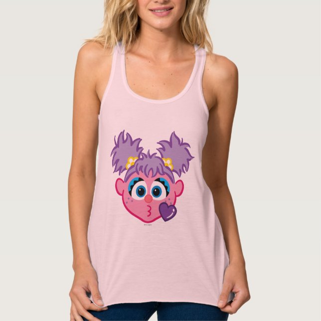 Abby Face Throwing a Kiss Tank Top (Front)
