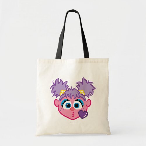 Abby Face Throwing a Kiss Tote Bag