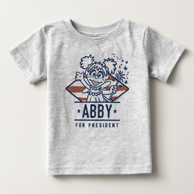Abby For President Baby T-Shirt (Front)