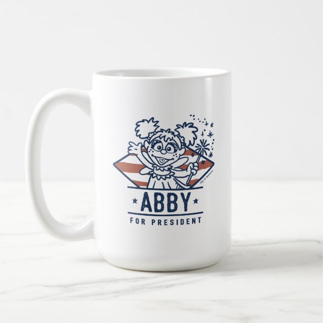 Abby For President Coffee Mug (Left)