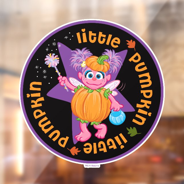 Abby | Halloween Little Pumpkin Window Cling (Sheet 2)