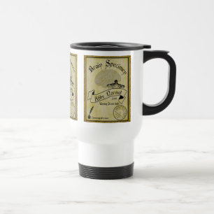 Abby Normal Brain Old Label Travel Mug