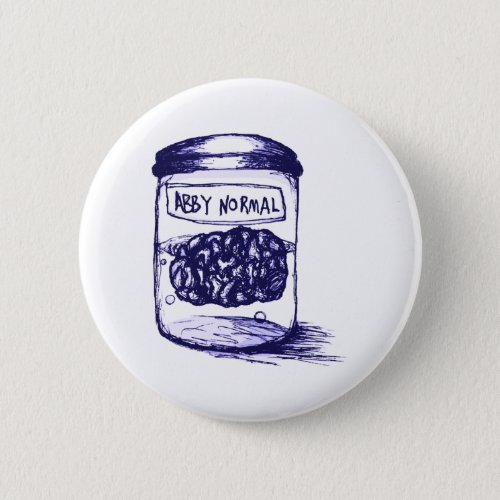 Abby Normal Classic  Button