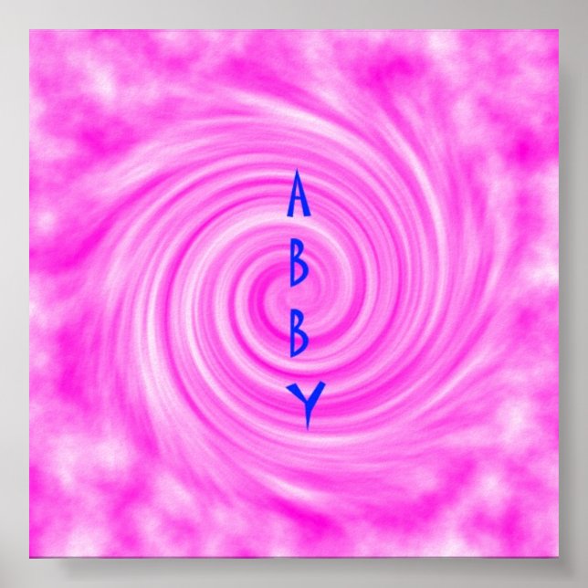 Abby Poster Pink (Front)