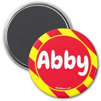 Abby Red/Yellow Magnet