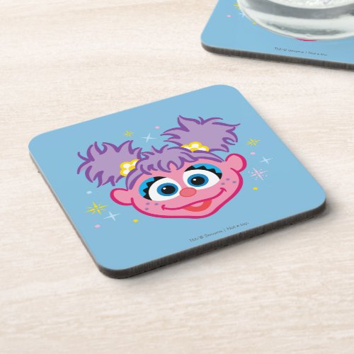 Abby Smiling Face Drink Coaster