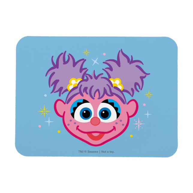 Abby Smiling Face Magnet (Horizontal)